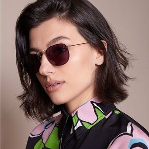NEW Smoke X Mirrors Drivers Seat Sunglasses in Black Gold Women's One Size